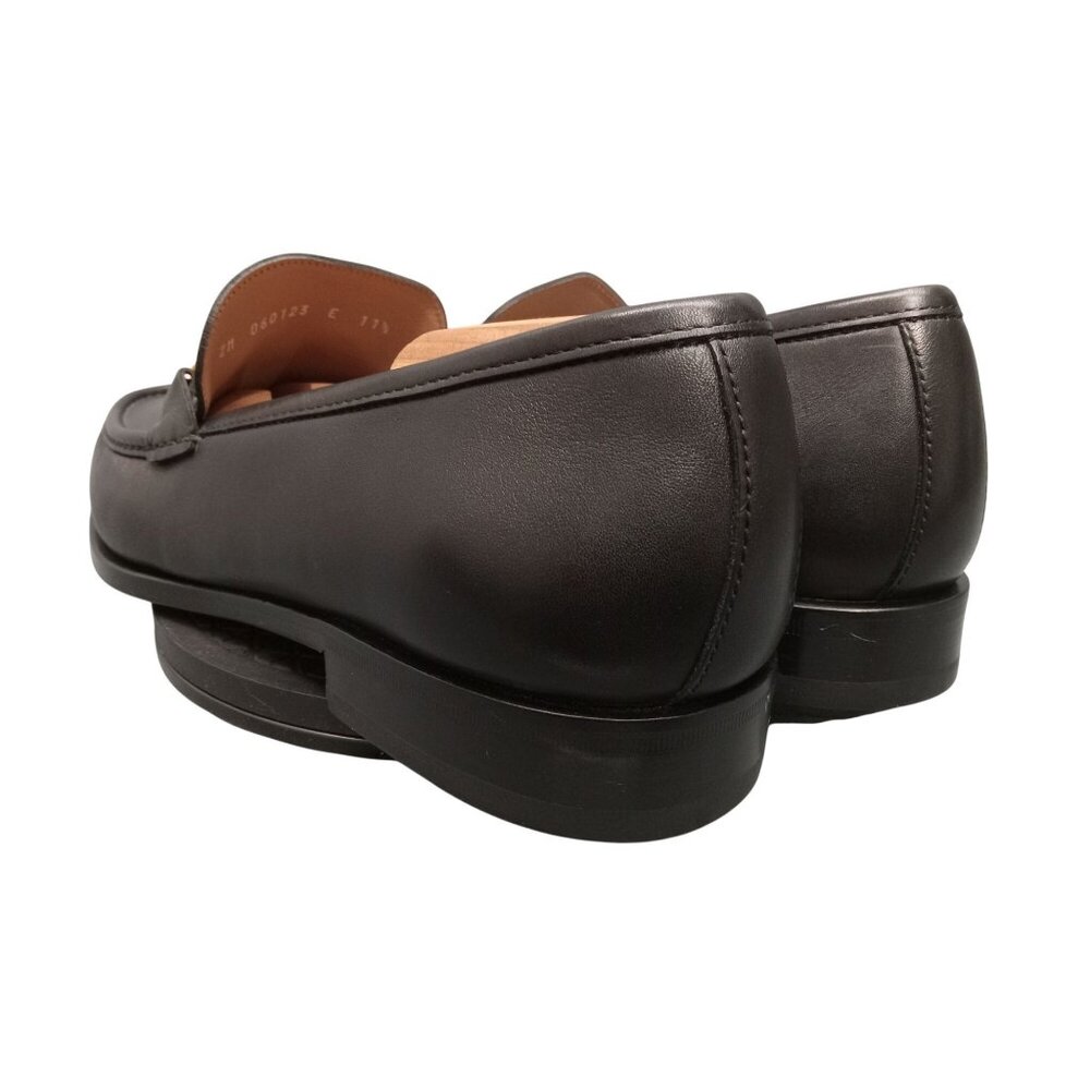 SALVATORE FERRAGAMO ITALY Rolo Black Leather Bit Loafer Mens 11.5 NEW IN BOX! - Picture 7 of 14